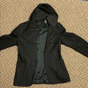 Troy Smith Hooded Peacoat